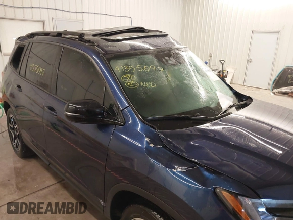2022 Honda Passport Elite z VIN 5FNYF8H05NB013145, wystawiony jako IAAI lot #41355097 z przebiegiem 45 615 mil mil oraz . Historia ofert i sprzedaży dostępna na DreamBid. Obrazek 12.