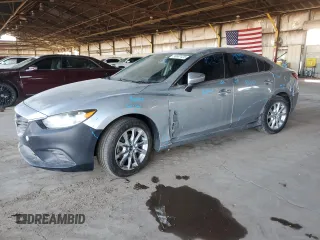 2016 Mazda 6 i Sport z VIN JM1GJ1U52G1442743, wystawiony jako Copart lot #50697425 z przebiegiem 48 501 mil mil oraz Nie do naprawy • Non repairable. Historia ofert i sprzedaży dostępna na DreamBid. Obrazek 1.