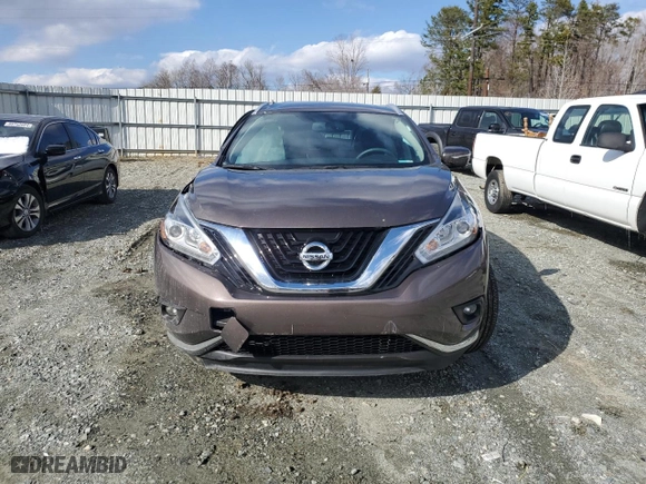 2015 Nissan Murano SL with VIN 5N1AZ2MG8FN234889, listed as a Copart auction lot 46158075 with 55,020 mi miles and Salvage Title. Bid and sale history available at carsss.com. Image 5.