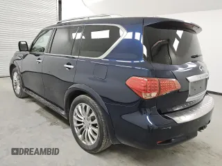 2016 Infiniti QX80 with VIN JN8AZ2NF1G9612821, listed as a Copart auction lot 51288225 with 126,301 mi miles and Clean Title. Bid and sale history available at carsss.com. Image 2.