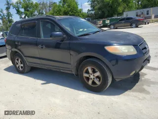 2007 Hyundai Santa Fe GLS with VIN 5NMSG13D77H036481, listed as a Copart auction lot 51627065 with 247,838 mi miles and Salvage Title. Bid and sale history available at carsss.com. Image 4.