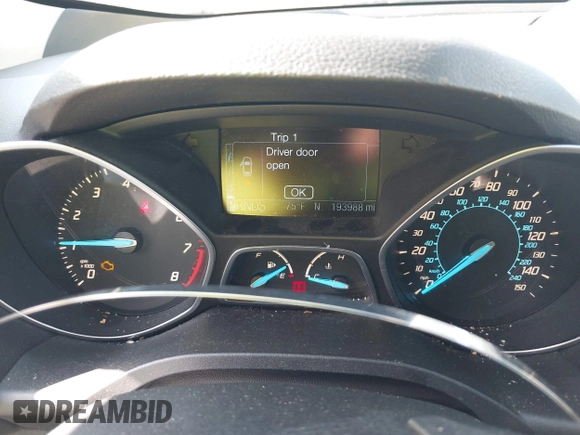 2013 Ford Escape SEL with VIN 1FMCU0H9XDUA14051, listed as a IAAI auction lot 42171703 with 193,988 mi miles. Bid and sale history available at carsss.com. Image 7.