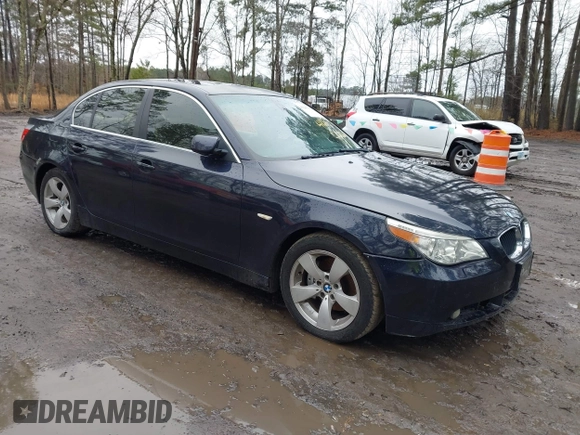 2006 BMW 5 Series 525i with VIN WBANE53506CK84035, listed as a IAAI auction lot 41288212 with 199,919 mi miles and . Bid and sale history available at DreamBid. Image 1.