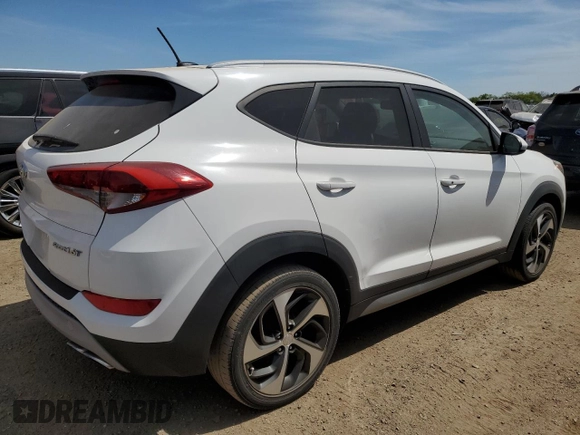 2017 Hyundai Tucson Value with VIN KM8J33A26HU289561, listed as a Copart auction lot 56167455 with 106,263 mi miles and Clean title. Bid and sale history available at DreamBid. Image 3.