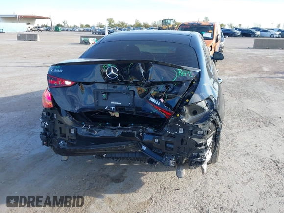 2023 Mercedes-Benz C 300 with VIN W1KAF4GB6PR106658, listed as a IAAI auction lot 40964845 with 29,552 mi miles and . Bid and sale history available at DreamBid. Image 17.