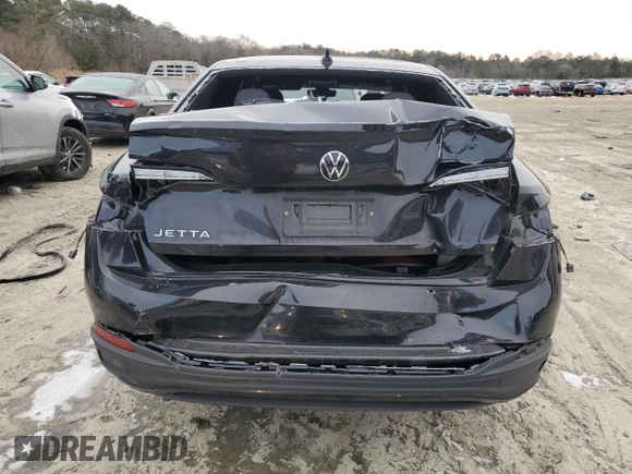 2024 Volkswagen Jetta Sport with VIN 3VWBM7BU4RM033919, listed as a Copart auction lot 88793085 with 35,761 mi miles and Salvage title. Bid and sale history available at DreamBid. Image 6.