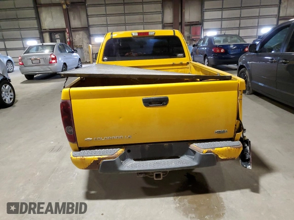 2004 Chevrolet Colorado LS ZQ8 with VIN 1GCCS196X48162987, listed as a Copart auction lot 73420354 with 155,237 mi miles and Salvage Title. Bid and sale history available at carsss.com. Image 6.