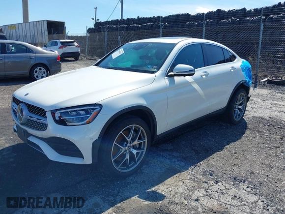 2022 Mercedes-Benz GLC with VIN W1N0J8EB1NG026331, listed as a IAAI auction lot 41850167 with 1 mi miles. Bid and sale history available at carsss.com. Image 16.