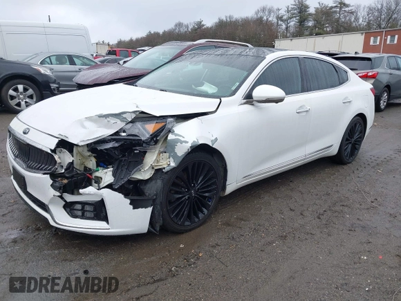 2018 Kia Cadenza Limited with VIN KNALC4J11J5099335, listed as a IAAI auction lot 41217994 with 55,335 mi miles. Bid and sale history available at carsss.com. Image 2.