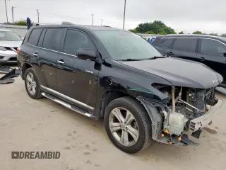 2012 Toyota Highlander Limited with VIN 5TDYK3EHXCS081555, listed as a Copart auction lot 58797705 with 237,476 mi miles and Salvage title. Bid and sale history available at DreamBid. Image 4.