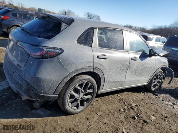 2023 Honda HR-V Sport with VIN 3CZRZ2H50PM702670, listed as a Copart auction lot 42171615 with 30,084 mi miles and Salvage Title. Bid and sale history available at carsss.com. Image 3.