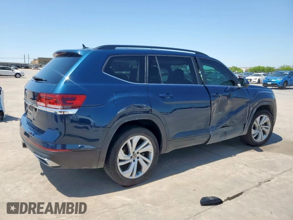 2022 Volkswagen Atlas SE z VIN 1V2WR2CAXNC550455, wystawiony jako Copart lot #52501705 z przebiegiem 71 416 mil mil oraz Czysty tytuł • Clean title. Historia ofert i sprzedaży dostępna na DreamBid. Obrazek 3.