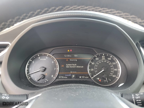 2024 Infiniti QX50 LUXE with VIN 3PCAJ5BB2RF114609, listed as a Copart auction lot 48414935 with 5,776 mi miles and Salvage Title. Bid and sale history available at carsss.com. Image 9.