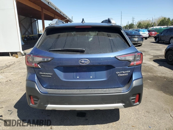 2021 Subaru Outback Touring with VIN 4S4BTAPC5M3215461, listed as a Copart auction lot 53080715 with 91,766 mi miles and Salvage title. Bid and sale history available at DreamBid. Image 6.