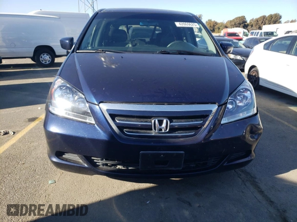 2005 Honda Odyssey EX-L with VIN 5FNRL38655B026224, listed as a Copart auction lot 42869625 with 188,332 mi miles and Salvage Title. Bid and sale history available at carsss.com. Image 5.