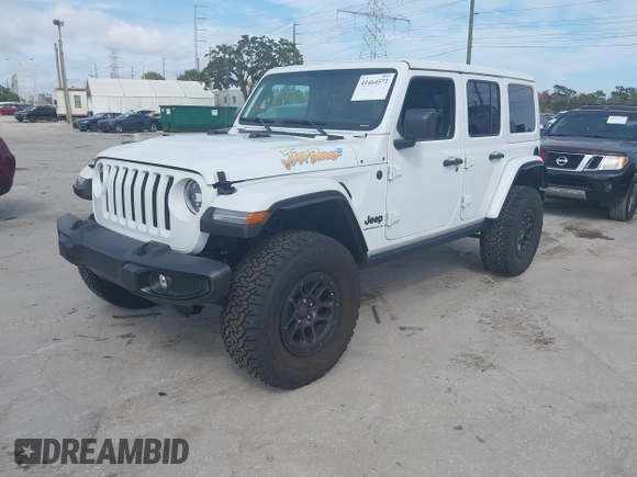 2023 Jeep Wrangler Sport S z VIN 1C4HJXDG5PW675463, wystawiony jako IAAI lot #41464572 z przebiegiem 3 379 mil mil oraz . Historia ofert i sprzedaży dostępna na DreamBid. Obrazek 2.