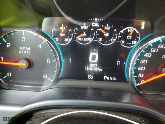 2018 GMC Sierra 1500 Denali with VIN 3GTU2PEC6JG231540, listed as a Copart auction lot 87254784 with 119,820 mi miles and Salvage Title. Bid and sale history available at carsss.com. Image 9.