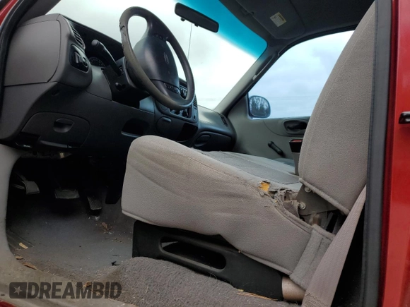 2002 Ford F-150 XL with VIN 1FTRF17292NB56837, listed as a Copart auction lot 43421545 with 0 mi miles and Salvage Title. Bid and sale history available at carsss.com. Image 7.