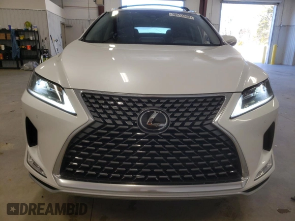 2022 Lexus RX with VIN 2T2HZMAA2NC220854, listed as a Copart auction lot 38512353 with 23,777 mi miles. Bid and sale history available at carsss.com. Image 5.