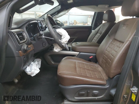 2024 Nissan Titan Pro-4X with VIN 1N6AA1ED5RN111708, listed as a Copart auction lot 42356375 with 31,487 mi miles and Salvage title. Bid and sale history available at DreamBid. Image 7.
