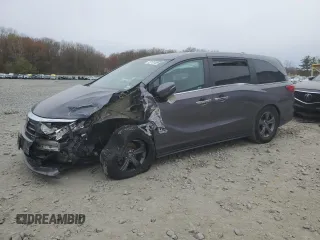 2021 Honda Odyssey EX z VIN 5FNRL6H5XMB011886, wystawiony jako Copart lot #52712135 z przebiegiem Nie podano mil oraz Szkody całkowita. Historia ofert i sprzedaży dostępna na DreamBid. Obrazek 1.