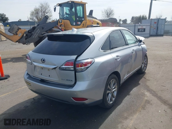 2015 Lexus RX 450h with VIN 2T2ZB1BA7FC002089, listed as a IAAI auction lot 41826675 with 100,852 mi miles and . Bid and sale history available at DreamBid. Image 4.
