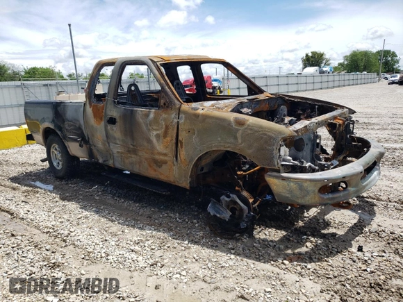 1997 Ford F-150 XL with VIN 1FTDX18W6VKC87545, listed as a Copart auction lot 54914805 with Not provided miles and Non repairable. Bid and sale history available at DreamBid. Image 4.