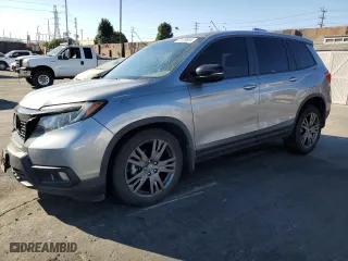 2020 Honda Passport EX-L with VIN 5FNYF7H50LB000578, listed as a Copart auction lot 75139954 with 59718 miles and Salvage Title. Bid and sale history available at carsss.com. Image 1.