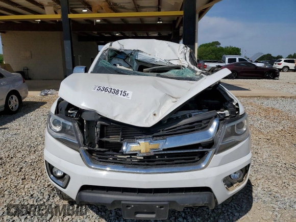 2016 Chevrolet Colorado 4WD LT with VIN 1GCPTCE13G1320488, listed as a Copart auction lot 53633815 with 129,283 mi miles and Salvage title. Bid and sale history available at DreamBid. Image 5.