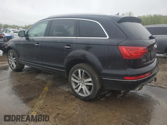 2013 Audi Q7 Premium Plus with VIN WA1LMAFE8DD003313, listed as a Copart auction lot 55308525 with 145,816 mi miles and Salvage title. Bid and sale history available at DreamBid. Image 2.