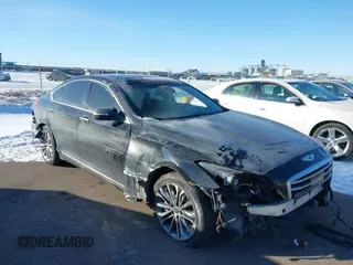 2015 Hyundai Genesis 3.8L z VIN KMHGN4JE0FU036138, wystawiony jako IAAI lot #41609684 z przebiegiem 93 094 mil mil oraz . Historia ofert i sprzedaży dostępna na DreamBid. Obrazek 1.