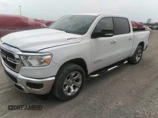 2019 Ram 1500 Big Horn/Lone Star with VIN 1C6RRFFG4KN790971, listed as a IAAI auction lot 41688790 with 63,366 mi miles. Bid and sale history available at carsss.com. Image 2.