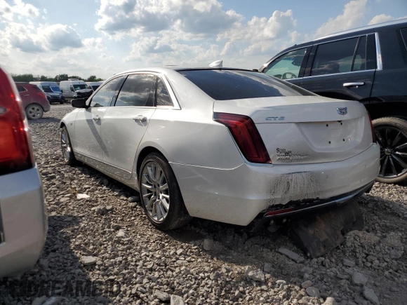 2017 Cadillac CT6 AWD with VIN 1G6KB5RS3HU205601, listed as a Copart auction lot 53365845 with 21,853 mi miles and Salvage title. Bid and sale history available at DreamBid. Image 2.
