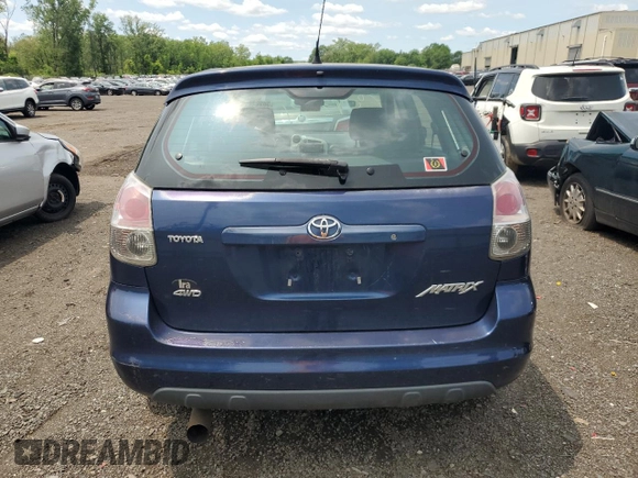 2006 Toyota Matrix STD z VIN 2T1LR32E86C560070, wystawiony jako Copart lot #58927165 z przebiegiem 172 581 mil mil oraz Czysty tytuł • Clean title. Historia ofert i sprzedaży dostępna na DreamBid. Obrazek 6.