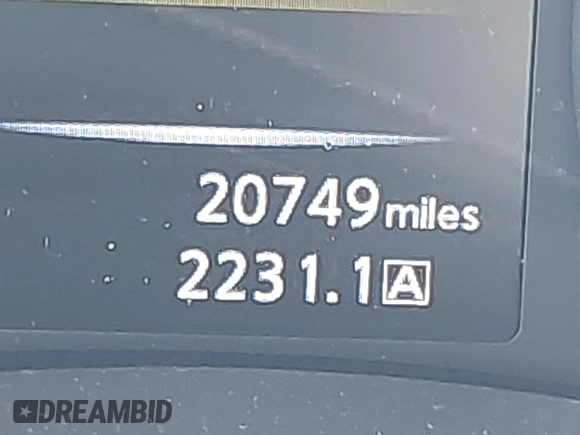 2023 Infiniti Q50 Luxe with VIN JN1EV7BRXPM542112, listed as a IAAI auction lot 41588571 with 20,749 mi miles and . Bid and sale history available at DreamBid. Image 15.