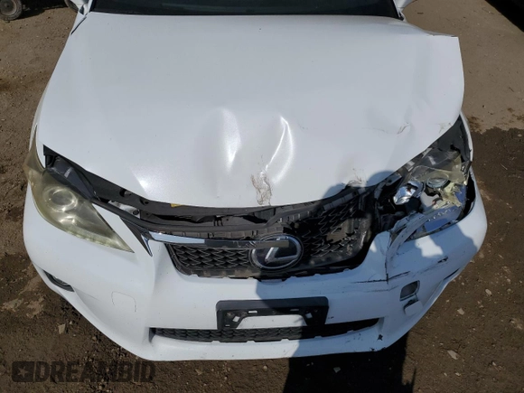 2013 Lexus CT 200h with VIN JTHKD5BH4D2142535, listed as a Copart auction lot 59635375 with 167,988 mi miles and Salvage title. Bid and sale history available at DreamBid. Image 11.