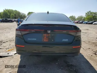 2024 Honda Accord Sport with VIN 1HGCY2F57RA014295, listed as a Copart auction lot 58748875 with 23,422 mi miles and Salvage title. Bid and sale history available at DreamBid. Image 6.