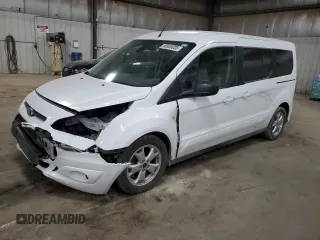 2015 Ford Transit Connect XLT с VIN NM0GE9F71F1196507, выставлен на аукционе Copart как лот 50955005 с пробегом 130 226 миль миль и Списание • Salvage title. История ставок и продаж доступна на DreamBid. Изображение 1.