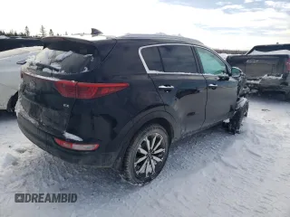 2018 Kia Sportage EX with VIN KNDPNCACXJ7315519, listed as a Copart auction lot 42205945 with 169,560 mi miles and Salvage Title. Bid and sale history available at carsss.com. Image 3.