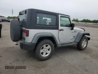 2008 Jeep Wrangler X z VIN 1J4FA24188L648342, wystawiony jako Copart lot #59883735 z przebiegiem 166 889 mil mil oraz Czysty tytuł • Clean title. Historia ofert i sprzedaży dostępna na DreamBid. Obrazek 3.