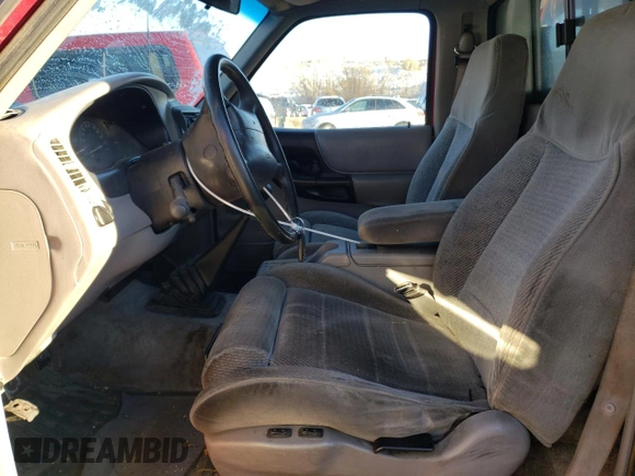 1995 Ford Ranger Splash with VIN 1FTCR10X7SPB00077, listed as a Copart auction lot 82343634 with 217,597 mi miles and Salvage Title. Bid and sale history available at carsss.com. Image 7.