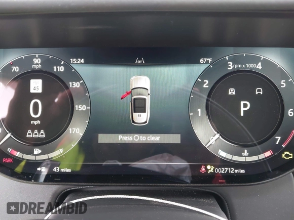 2025 Land Rover Range Rover SE z VIN SALKP9FU1SA280360, wystawiony jako IAAI lot #42067166 z przebiegiem 2 712 mil mil oraz . Historia ofert i sprzedaży dostępna na DreamBid. Obrazek 7.