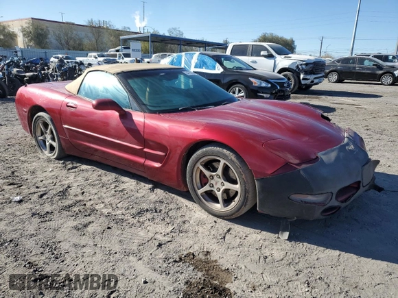 2002 Chevrolet Corvette with VIN 1G1YY32G825120179, listed as a Copart auction lot 84762864 with 138,547 mi miles and Salvage Title. Bid and sale history available at carsss.com. Image 4.