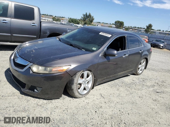 2009 Acura TSX with VIN JH4CU26679C010740, listed as a Copart auction lot 60935045 with 147,195 mi miles and Salvage title. Bid and sale history available at DreamBid. Image 1.