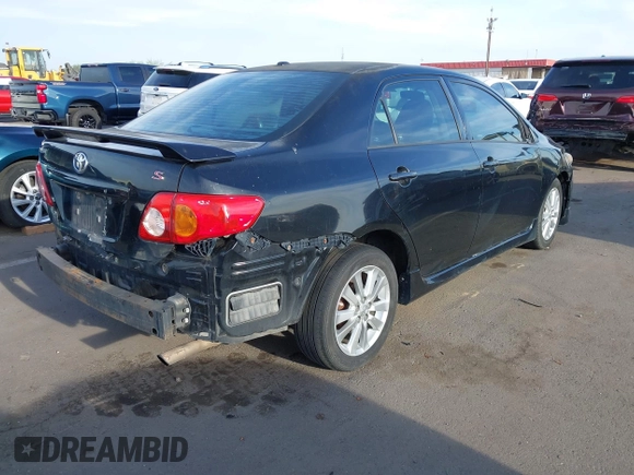 2010 Toyota Corolla with VIN 1NXBU4EE2AZ299148, listed as a IAAI auction lot 41884899 with 303,174 mi miles. Bid and sale history available at carsss.com. Image 4.