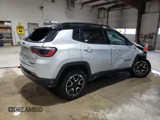 2024 Jeep Compass Trailhawk with VIN 3C4NJDDN5RT149519, listed as a Copart auction lot 51455005 with 23,062 mi miles and Non repairable. Bid and sale history available at DreamBid. Image 3.