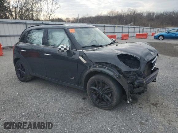 2012 MINI Countryman S with VIN WMWZC5C52CWL56578, listed as a Copart auction lot 51097735 with Not Provided miles and Salvage Title. Bid and sale history available at DreamBid. Image 4.