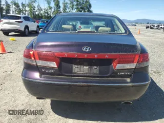 2007 Hyundai Azera SE z VIN KMHFC46F17A171733, wystawiony jako Copart lot #59060595 z przebiegiem 156 218 mil mil oraz Czysty tytuł • Clean title. Historia ofert i sprzedaży dostępna na DreamBid. Obrazek 6.