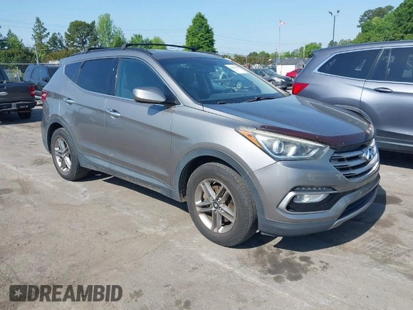 2017 Hyundai Santa Fe Sport 2.4L with VIN 5NMZU3LB9HH001167, listed as a IAAI auction lot 42061866 with 144,441 mi miles. Bid and sale history available at carsss.com. Image 1.