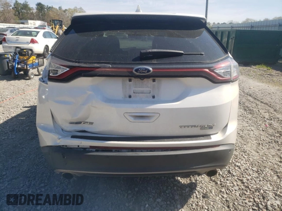 2016 Ford Edge Titanium with VIN 2FMPK4K94GBB76582, listed as a Copart auction lot 49699455 with 119,846 mi miles and Salvage Title. Bid and sale history available at DreamBid. Image 6.